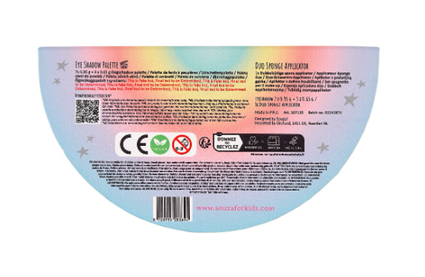 Souza! Eenhoorn Oogschaduw Palette