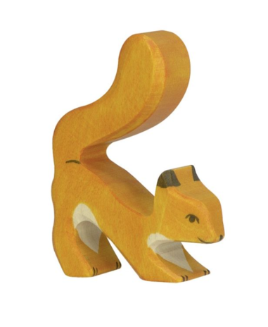 Holztiger Bosdieren Eekhoorn Sinaasappelkleur 80105