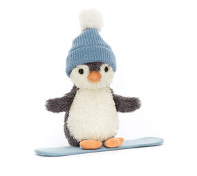 Jellycat Knuffel Peanut Penguin Snowboarding Small Jellycat Knuffel Peanut Penguin Snowboarding Small