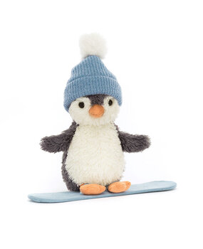 Jellycat Knuffel Peanut Penguin Snowboarding Small