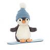 Jellycat Knuffel Peanut Penguin Snowboarding Small Jellycat Knuffel Peanut Penguin Snowboarding Small