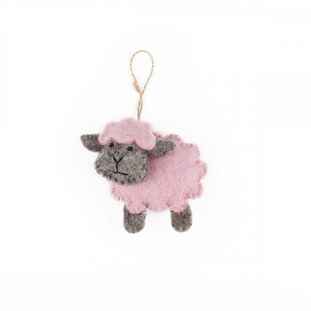 Hanger Schaapje Pastel (per stuk) afbeelding