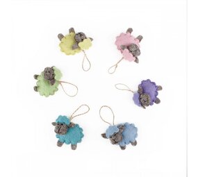 Sjaal met Verhaal Hanger Schaapje Pastel (per stuk) Sjaal met Verhaal Hanger Schaapje Pastel (per stuk)