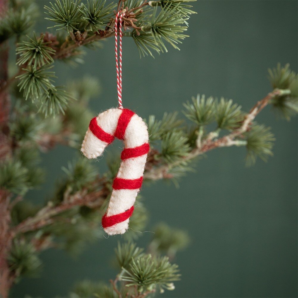 Sjaal met Verhaal Hanger Candy Cane (per stuk) Sjaal met Verhaal Hanger Candy Cane (per stuk)