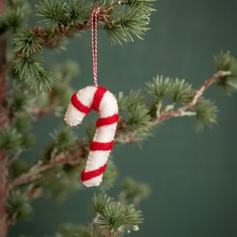 Sjaal met Verhaal Hanger Candy Cane (per stuk) Sjaal met Verhaal Hanger Candy Cane (per stuk)