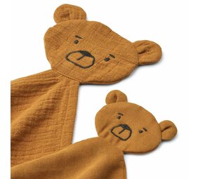 Liewood Knuffeldoek Ayla Bear Golden Caramel (2 st) Liewood Knuffeldoek Ayla Bear Golden Caramel (2 st)