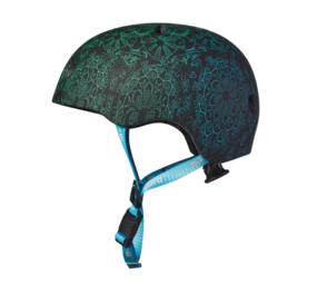 Micro Step Helm Deluxe Mandala groen/blauw Maat M Micro Step Helm Deluxe Mandala groen/blauw Maat M