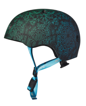 Micro Step Helm Deluxe Mandala groen/blauw Maat M Micro Step Helm Deluxe Mandala groen/blauw Maat M