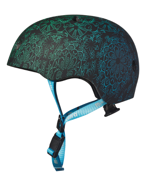 Helm Deluxe Mandala groen/blauw Maat M afbeelding