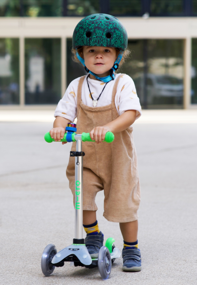 Micro Step Helm Deluxe Mandala groen/blauw Maat M Micro Step Helm Deluxe Mandala groen/blauw Maat M