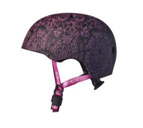 Micro Step Helm Deluxe Mandala Roze/Paars Maat M Micro Step Helm Deluxe Mandala Roze/Paars Maat M