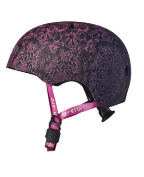 Micro Step Helm Deluxe Mandala Roze/Paars Maat M Micro Step Helm Deluxe Mandala Roze/Paars Maat M