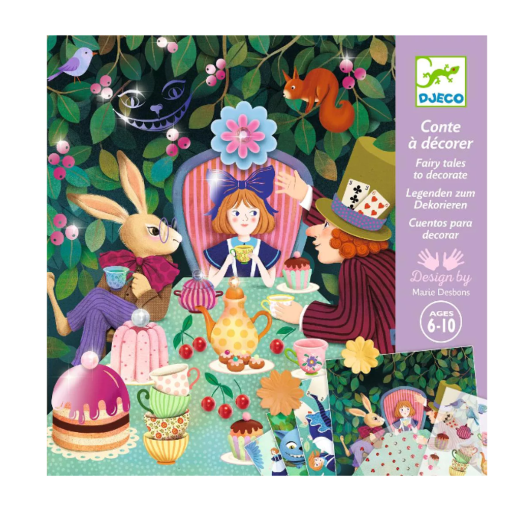 Djeco Sprookjes decoreren - in Wonderland Djeco Sprookjes decoreren - in Wonderland