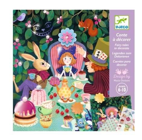 Djeco Sprookjes decoreren - in Wonderland Djeco Sprookjes decoreren - in Wonderland
