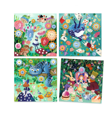 Djeco Sprookjes decoreren - in Wonderland Djeco Sprookjes decoreren - in Wonderland