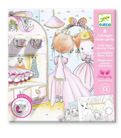 Djeco Kleurplaten - De deurtjes van Pupi Djeco Kleurplaten - De deurtjes van Pupi