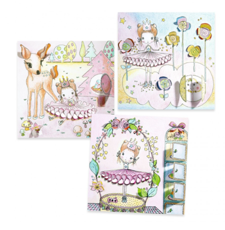 Djeco Kleurplaten - De deurtjes van Pupi Djeco Kleurplaten - De deurtjes van Pupi