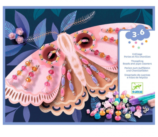 Djeco Kralen & Chenille - Schitteren in de Nacht Djeco Kralen & Chenille - Schitteren in de Nacht