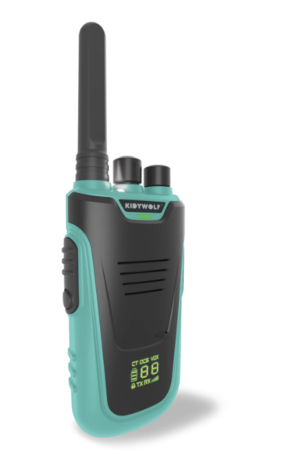 KidyWolf KIDYTALK Walktietalkies Nude en Cyan KidyWolf KIDYTALK Walktietalkies Nude en Cyan