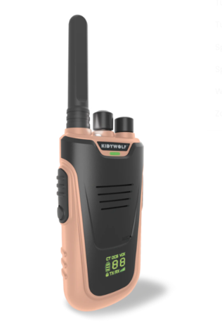 KidyWolf KIDYTALK Walktietalkies Nude en Cyan KidyWolf KIDYTALK Walktietalkies Nude en Cyan