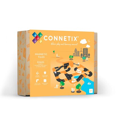Connetix Roads Ramps en Intersections Pack 16 stuks Connetix Roads Ramps en Intersections Pack 16 stuks