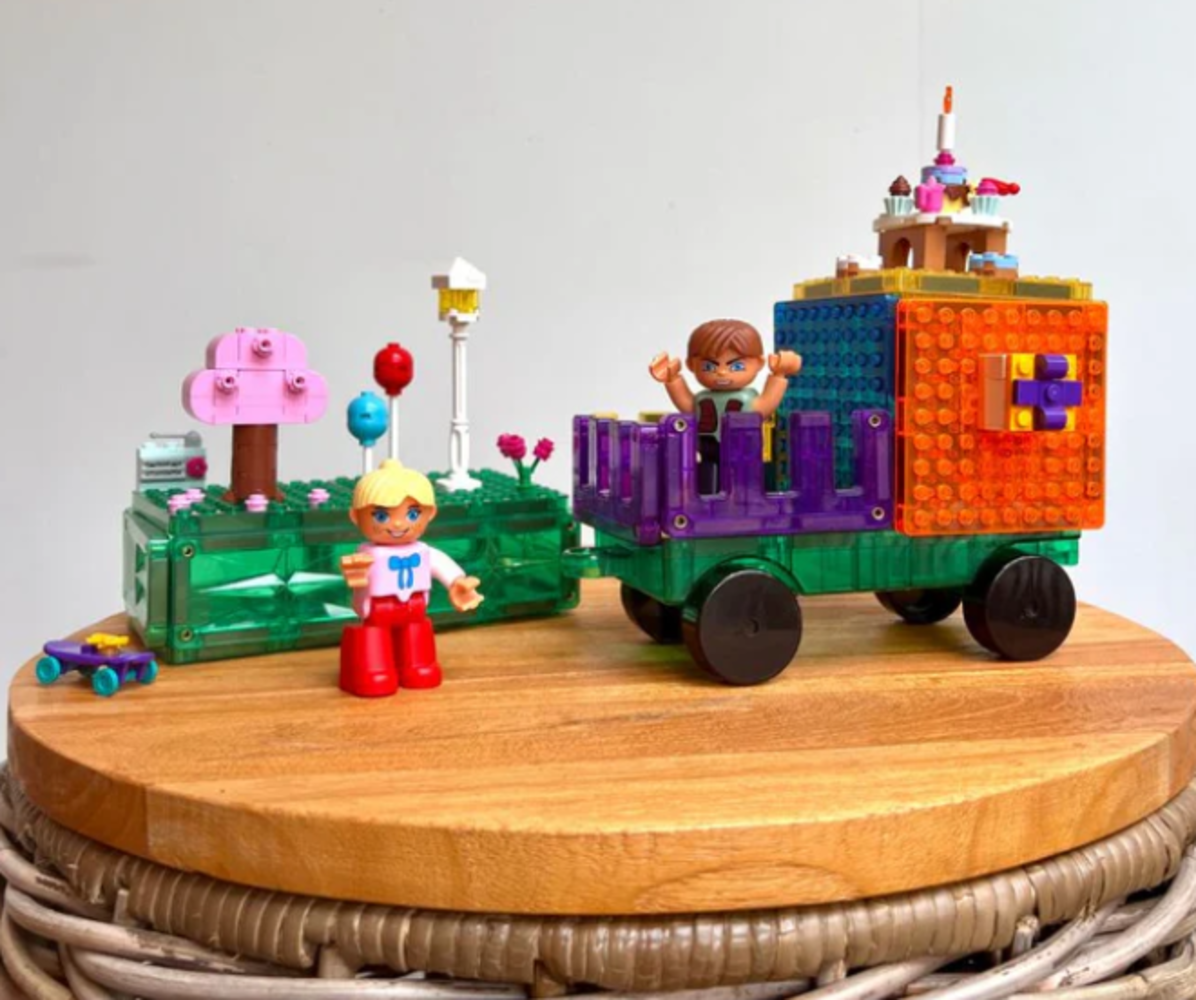 Coblo Magnetische Tegels Bricks - 12 stuks Coblo Magnetische Tegels Bricks - 12 stuks