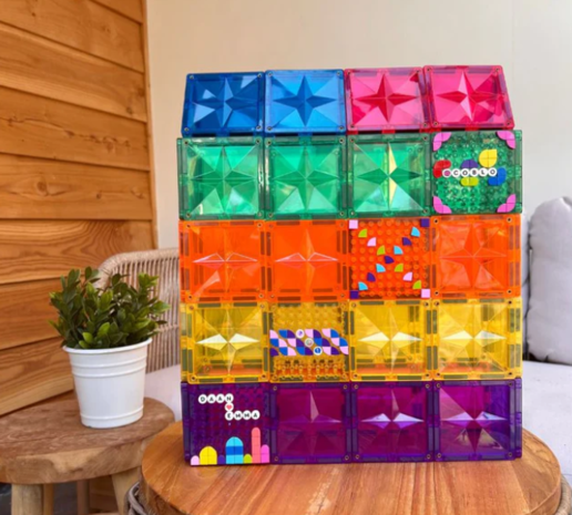 Coblo Magnetische Tegels Bricks - 12 stuks Coblo Magnetische Tegels Bricks - 12 stuks