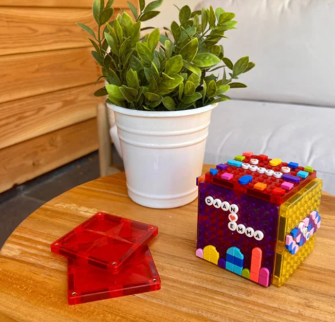 Coblo Magnetische Tegels Bricks - 12 stuks Coblo Magnetische Tegels Bricks - 12 stuks