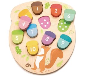 Tender Leaf Toys Vormenpuzzel Hoeveel Eikels? Tender Leaf Toys Vormenpuzzel Hoeveel Eikels?