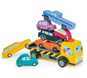 Tender Leaf Toys Houten Stapelaar Voertuigen Tender Leaf Toys Houten Stapelaar Voertuigen