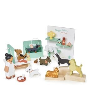 Tender Leaf Toys Houten Hondentrimsalon Waggy Tails