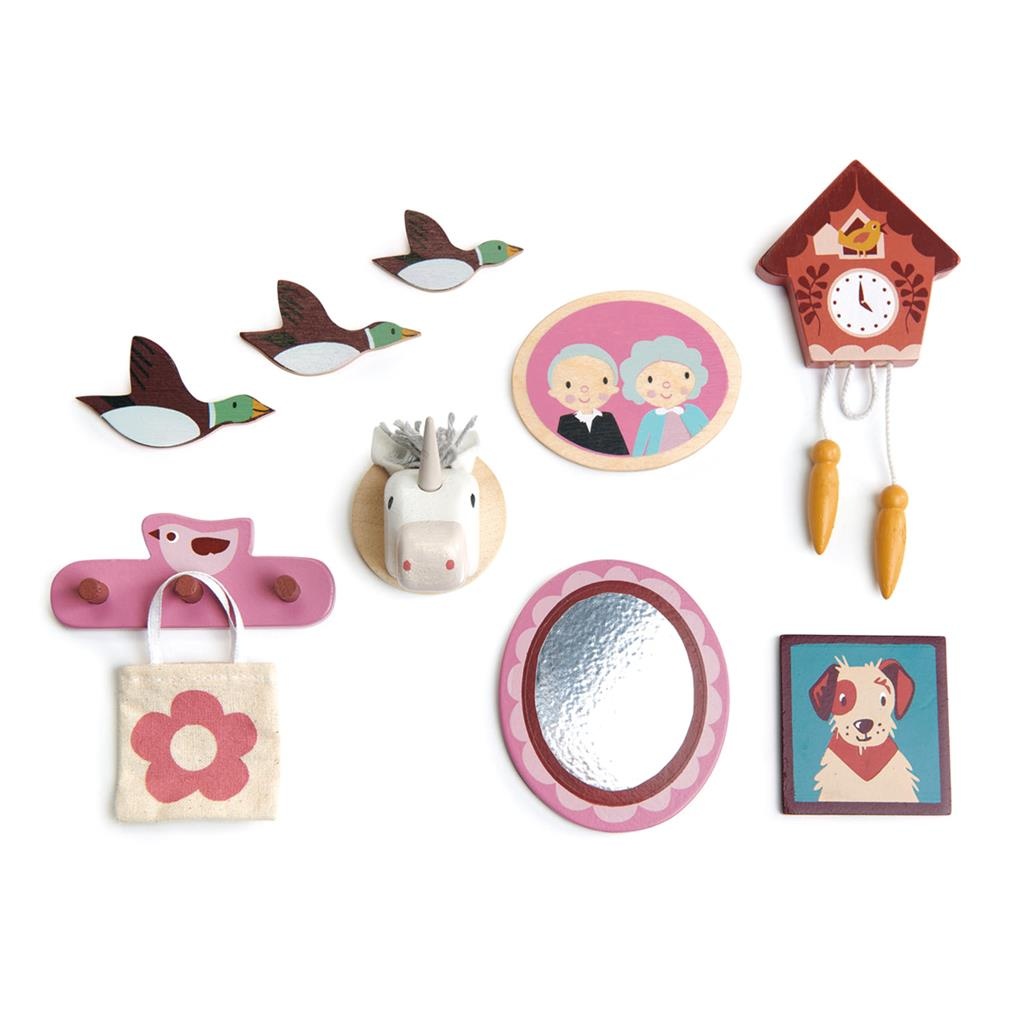 Poppenhuis Muurdecoratie afbeelding