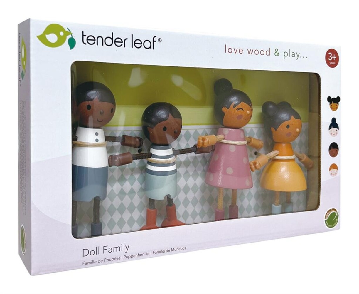 Tender Leaf Toys Houten Poppenfamilie Humming Bird Tender Leaf Toys Houten Poppenfamilie Humming Bird