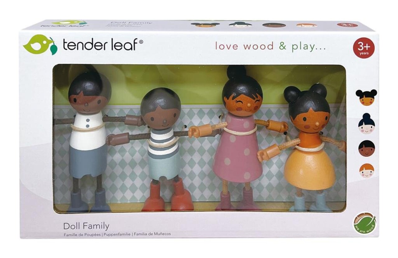 Tender Leaf Toys Houten Poppenfamilie Humming Bird Tender Leaf Toys Houten Poppenfamilie Humming Bird