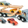 Tender Leaf Toys Houten Autotransporter