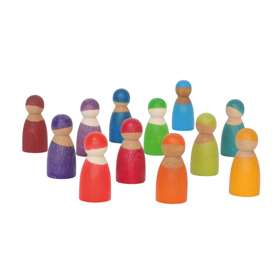 Regenboog Vrienden 12 stuks afbeelding