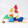 Grimm's Houten Blokkenset Regenboog Hart Grimm's Houten Blokkenset Regenboog Hart