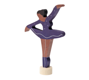 Grimm's Houten Steker Ballerina Lila Grimm's Houten Steker Ballerina Lila