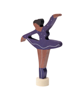 Grimm's Houten Steker Ballerina Lila Grimm's Houten Steker Ballerina Lila