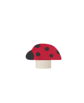 Grimm's Houten Steker Lieveheersbeestje Grimm's Houten Steker Lieveheersbeestje