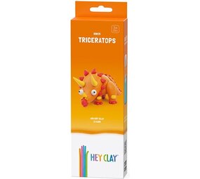 Hey Clay Interactieve Boetseerklei Triceratops (3 kleuren) Hey Clay Interactieve Boetseerklei Triceratops (3 kleuren)