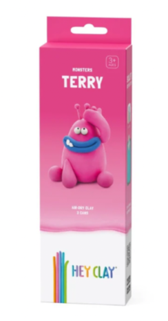 Hey Clay Interactieve Boetseerklei Terry (3 kleuren) Hey Clay Interactieve Boetseerklei Terry (3 kleuren)
