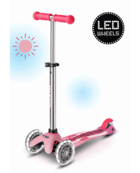 Micro Step Mini Deluxe Glow LED Plus Frosty Roze Micro Step Mini Deluxe Glow LED Plus Frosty Roze