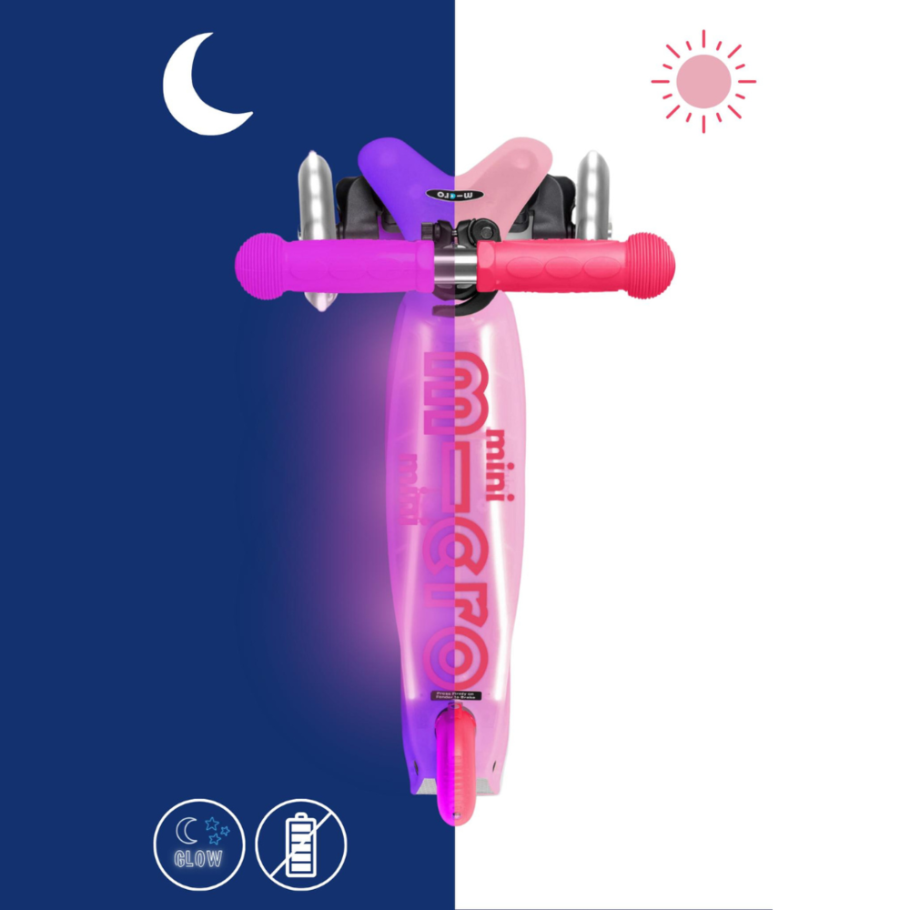 Micro Step Mini Deluxe Glow LED Plus Frosty Roze Micro Step Mini Deluxe Glow LED Plus Frosty Roze