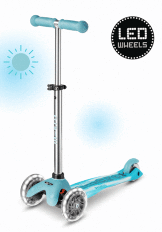 Micro Step Mini Deluxe Glow LED Plus Glacier Aqua Micro Step Mini Deluxe Glow LED Plus Glacier Aqua