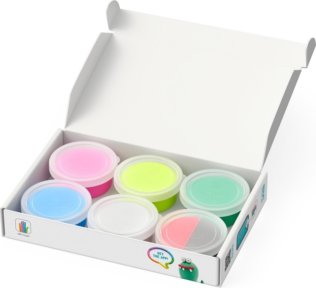 Hey Clay Interactieve Boetseerklei Cyclops, Terry & Pi (6 kleuren) Hey Clay Interactieve Boetseerklei Cyclops, Terry & Pi (6 kleuren)