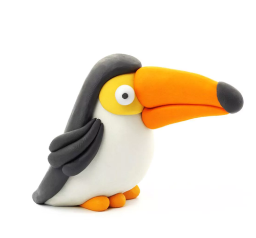 Hey Clay Interactieve Boetseerklei Toucan (3 kleuren) Hey Clay Interactieve Boetseerklei Toucan (3 kleuren)