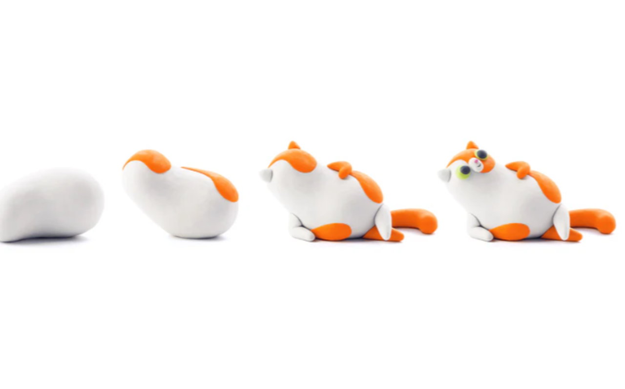 Hey Clay Interactieve Boetseerklei Perzische kat (3 kleuren) Hey Clay Interactieve Boetseerklei Perzische kat (3 kleuren)