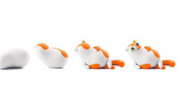 Hey Clay Interactieve Boetseerklei Perzische kat (3 kleuren) Hey Clay Interactieve Boetseerklei Perzische kat (3 kleuren)