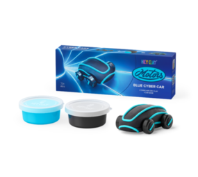 Hey Clay Interactieve Boetseerklei Cyber Car Blue (2 kleuren) Hey Clay Interactieve Boetseerklei Cyber Car Blue (2 kleuren)
